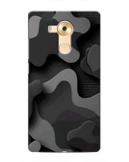 Чехол для Huawei Mate 8 (NXT) с картинкой «Темный абстрактный камуфляж»