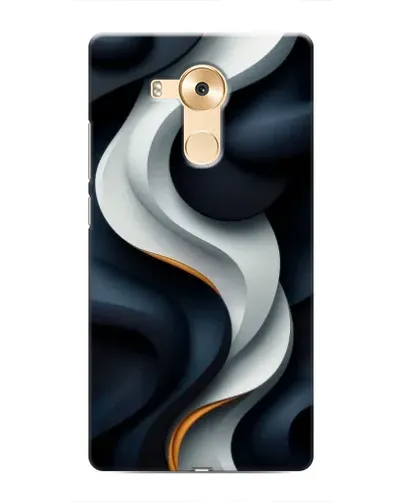 Чехол для Huawei Mate 8 (NXT) с картинкой «Объемные черно-белые ленты» Чехол для Huawei Mate 8 (NXT) с картинкой «Объемные черно-белые ленты»