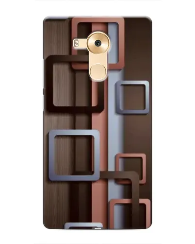 Чехол для Huawei Mate 8 (NXT) с картинкой «Коричневые объемные квадраты» Чехол для Huawei Mate 8 (NXT) с картинкой «Коричневые объемные квадраты»