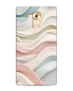 Чехол для Huawei Mate 8 (NXT) с картинкой «Пастельные нежные волны»