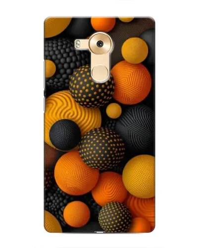 Чехол для Huawei Mate 8 (NXT) с картинкой «Объемные оранжевые сферы» Чехол для Huawei Mate 8 (NXT) с картинкой «Объемные оранжевые сферы»