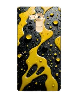 Чехол для Huawei Mate 8 (NXT) с картинкой «Жидкое желтое золото»