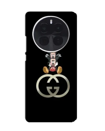 Чехол для Huawei Mate 80 Pro Max Wind с картинкой «Минни Маус на лого»