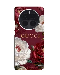 Чехол для Huawei Mate 80 Pro Max Wind с картинкой «Gucci — бордовые розы»