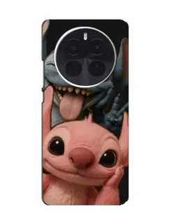Чехол для Huawei Mate 80 Pro Max Wind с картинкой «Стич и Ангел»