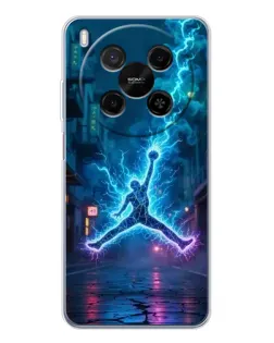 Чохол для Huawei Mate 80 Pro Max з картинкою «Jordan Gold Jumpman»