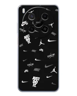 Чохол для Huawei Mate 80 Pro Max з картинкою «Nike Black Pattern»