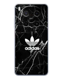 Чохол для Huawei Mate 80 Pro Max з картинкою «Білий мармур Adidas»