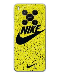 Чохол для Huawei Mate 80 Pro Max з картинкою «Жовтий текстурний Nike»