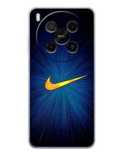 Чехол для Huawei Mate 80 Pro Max с картинкой «Синий пульс Nike»