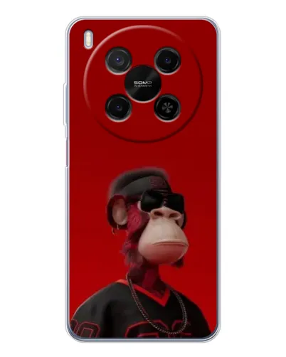 Чохол для Huawei Mate 80 Pro Max з картинкою «Bored Ape в червоному» Чохол для Huawei Mate 80 Pro Max з картинкою «Bored Ape в червоному»