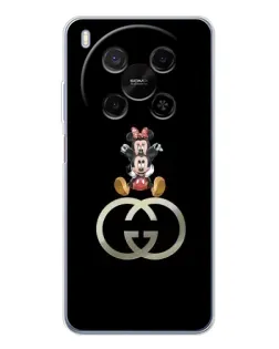 Чохол для Huawei Mate 80 Pro Max з картинкою «Мінні Маус на лого»
