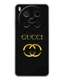 Чохол для Huawei Mate 80 Pro Max з картинкою «Золотий логотип Gucci»