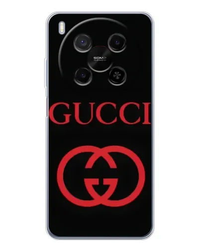 Чохол для Huawei Mate 80 Pro Max з картинкою «Gucci — червоний логотип»