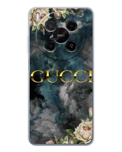 Чохол для Huawei Mate 80 Pro Max з картинкою «Абстрактні квіти Gucci»