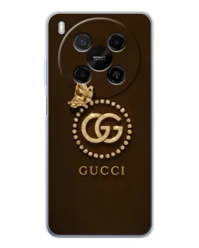 Чохол для Huawei Mate 80 Pro Max з картинкою «Gucci — золотий метелик»