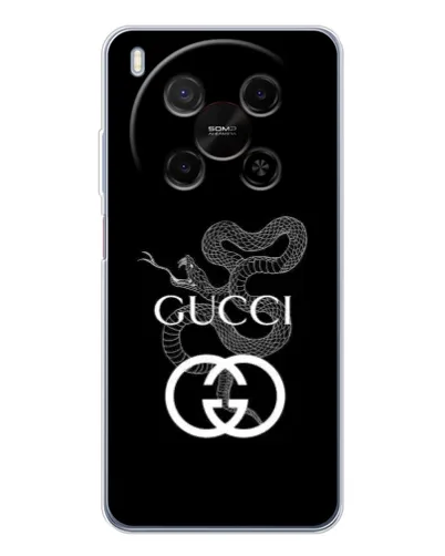 Чохол для Huawei Mate 80 Pro Max з картинкою «Gucci — срібна змія»