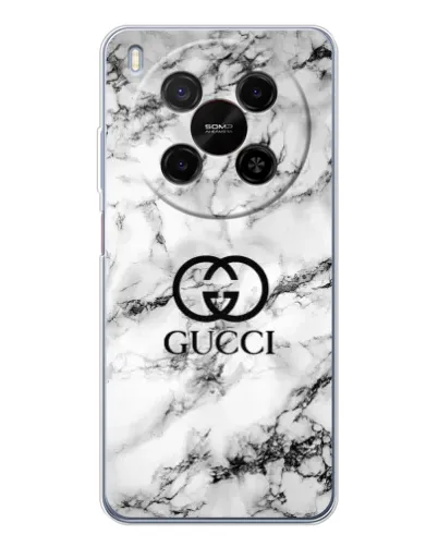 Чохол для Huawei Mate 80 Pro Max з картинкою «Gucci — мармуровий шик»