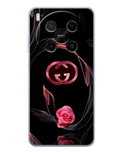 Чохол для Huawei Mate 80 Pro Max з картинкою «Gucci — неонова троянда»