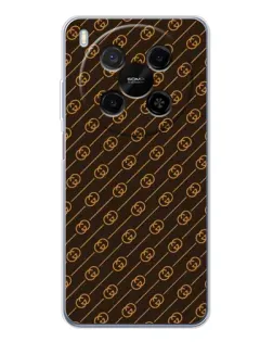 Чохол для Huawei Mate 80 Pro Max з картинкою «Gucci — золоті діагоналі»