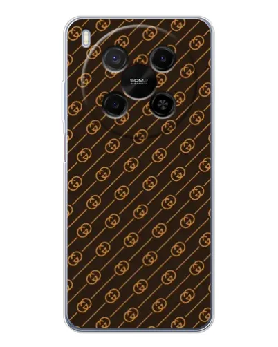 Чохол для Huawei Mate 80 Pro Max з картинкою «Gucci — золоті діагоналі»
