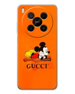 Чохол для Huawei Mate 80 Pro Max з картинкою «Міккі Маус Gucci — помаранч»