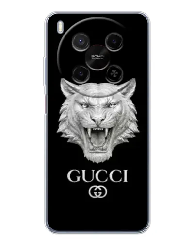 Чехол для Huawei Mate 80 Pro Max с картинкой «Gucci — серебряный лев» Чехол для Huawei Mate 80 Pro Max с картинкой «Gucci — серебряный лев»