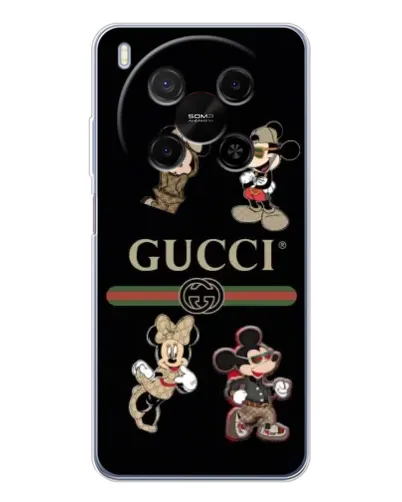 Чехол для Huawei Mate 80 Pro Max с картинкой «Gucci — герои Disney и монограмма» Чехол для Huawei Mate 80 Pro Max с картинкой «Gucci — герои Disney и монограмма»