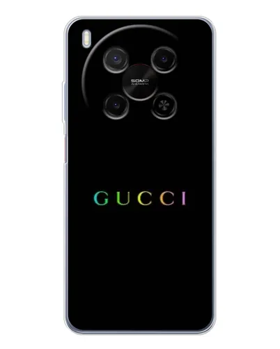 Чехол для Huawei Mate 80 Pro Max с картинкой «Gucci — неоновый минимализм» Чехол для Huawei Mate 80 Pro Max с картинкой «Gucci — неоновый минимализм»