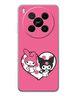 Чохол для Huawei Mate 80 Pro Max з картинкою «Kuromi та My Melody»