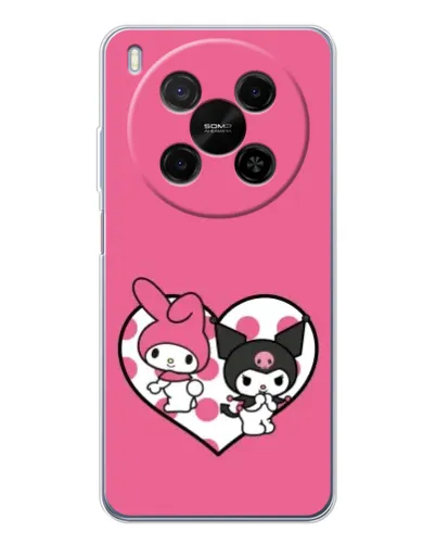 Чохол для Huawei Mate 80 Pro Max з картинкою «Kuromi та My Melody» Чохол для Huawei Mate 80 Pro Max з картинкою «Kuromi та My Melody»