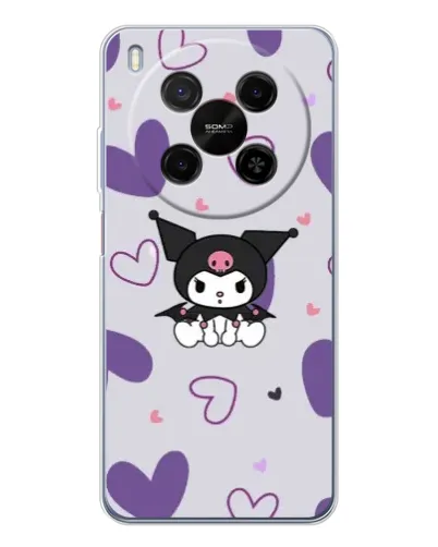 Чохол для Huawei Mate 80 Pro Max з картинкою «Kuromi та лавандові серця» Чохол для Huawei Mate 80 Pro Max з картинкою «Kuromi та лавандові серця»