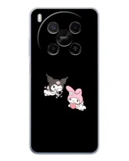 Чохол для Huawei Mate 80 Pro Max з картинкою «My Melody та Kuromi»