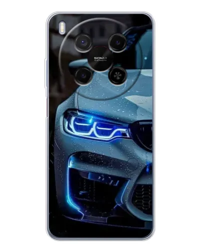 Чохол для Huawei Mate 80 Pro Max з картинкою «Погляд BMW з синіми фарами»