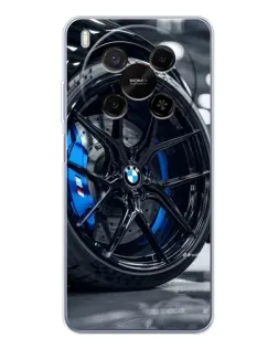 Чохол для Huawei Mate 80 Pro Max з картинкою «Колесо BMW зблизька»
