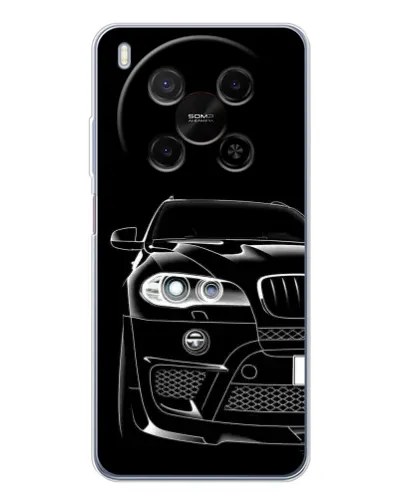 Чохол для Huawei Mate 80 Pro Max з картинкою «Темний силует BMW»