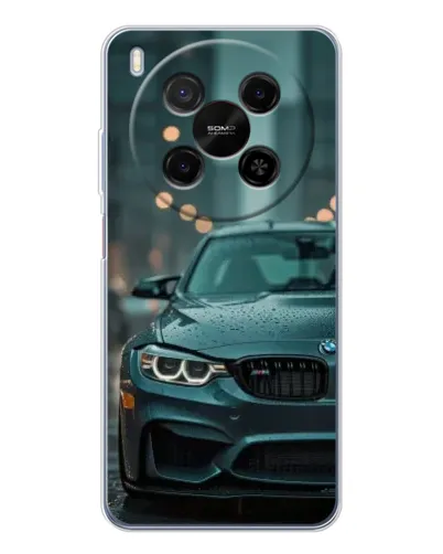 Чохол для Huawei Mate 80 Pro Max з картинкою «BMW у вогнях міста»
