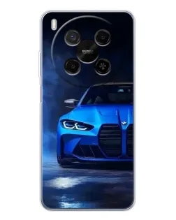 Чохол для Huawei Mate 80 Pro Max з картинкою «Блакитна BMW M4»