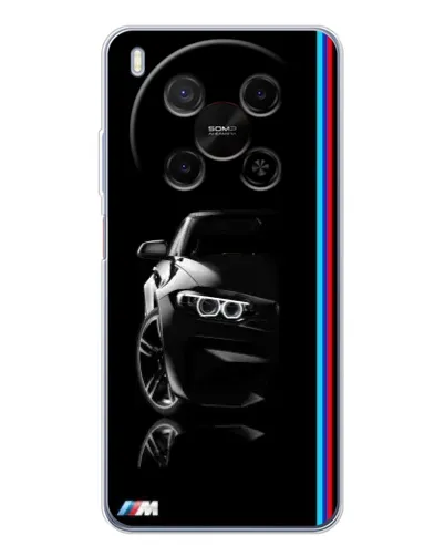 Чохол для Huawei Mate 80 Pro Max з картинкою «Силует BMW в темряві»