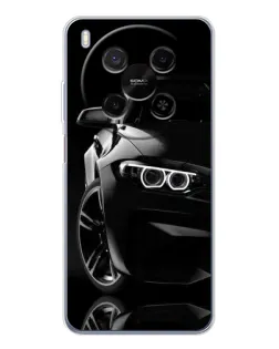 Чохол для Huawei Mate 80 Pro Max з картинкою «Чорна BMW — профіль»