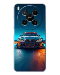 Чохол для Huawei Mate 80 Pro Max з картинкою «BMW — вогні неону»