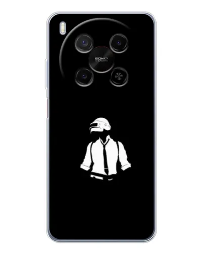 Чохол для Huawei Mate 80 Pro Max з картинкою «PUBG — білий шолом» Чохол для Huawei Mate 80 Pro Max з картинкою «PUBG — білий шолом»