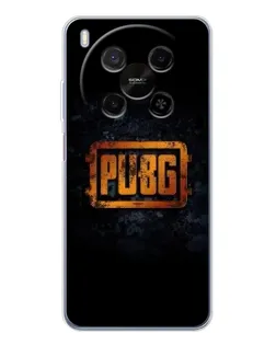 Чохол для Huawei Mate 80 Pro Max з картинкою «PUBG — золотий логотип»