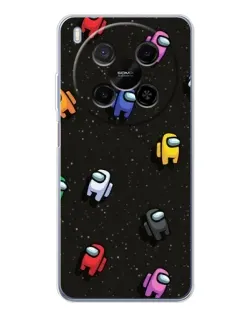 Чохол для Huawei Mate 80 Pro Max з картинкою «Космічний патерн Among Us»
