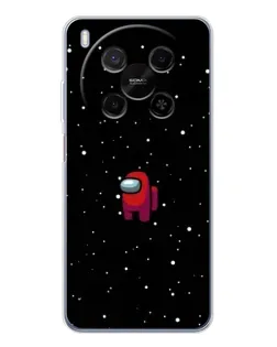 Чехол для Huawei Mate 80 Pro Max с картинкой «Красный Among Us»