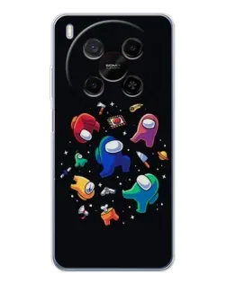Чехол для Huawei Mate 80 Pro Max с картинкой «Among Us космос»