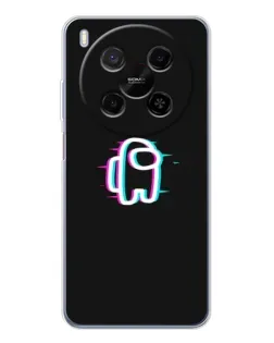 Чехол для Huawei Mate 80 Pro Max с картинкой «Among Us неон»