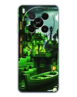 Чохол для Huawei Mate 80 Pro Max з картинкою «Minecraft лісовий пейзаж»