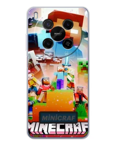 Чехол для Huawei Mate 80 Pro Max с картинкой «Minecraft герои игры»