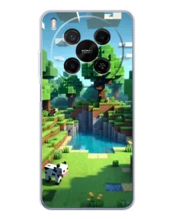 Чехол для Huawei Mate 80 Pro Max с картинкой «Minecraft летний день»
